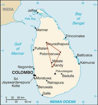 Cultural Triangle Map